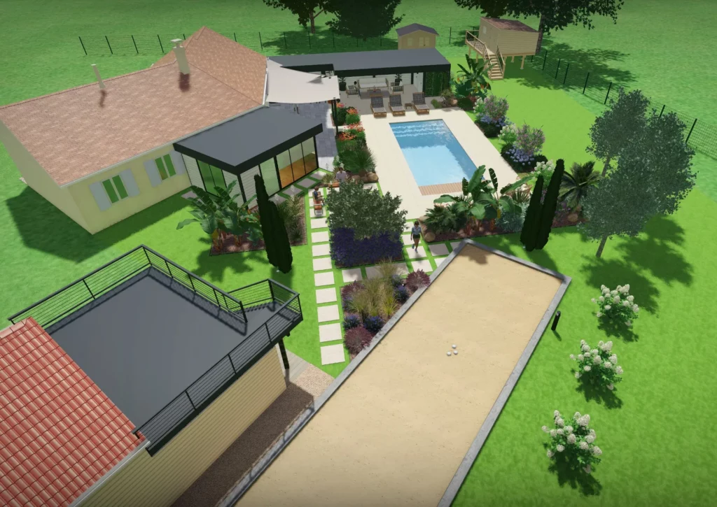CONCEPTION JARDIN 3D